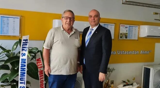 İSDEMİR GENEL MÜDÜRÜ AYHAN AKIN’DAN NURİ ERDENER’E ZİYARET