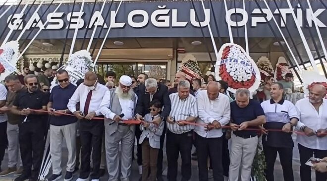 GASSALOĞLU OPTİK HİZMETE AÇILDI